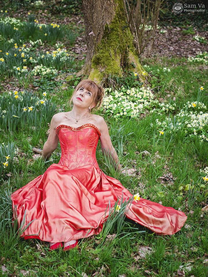 Robe de cocktail rouge